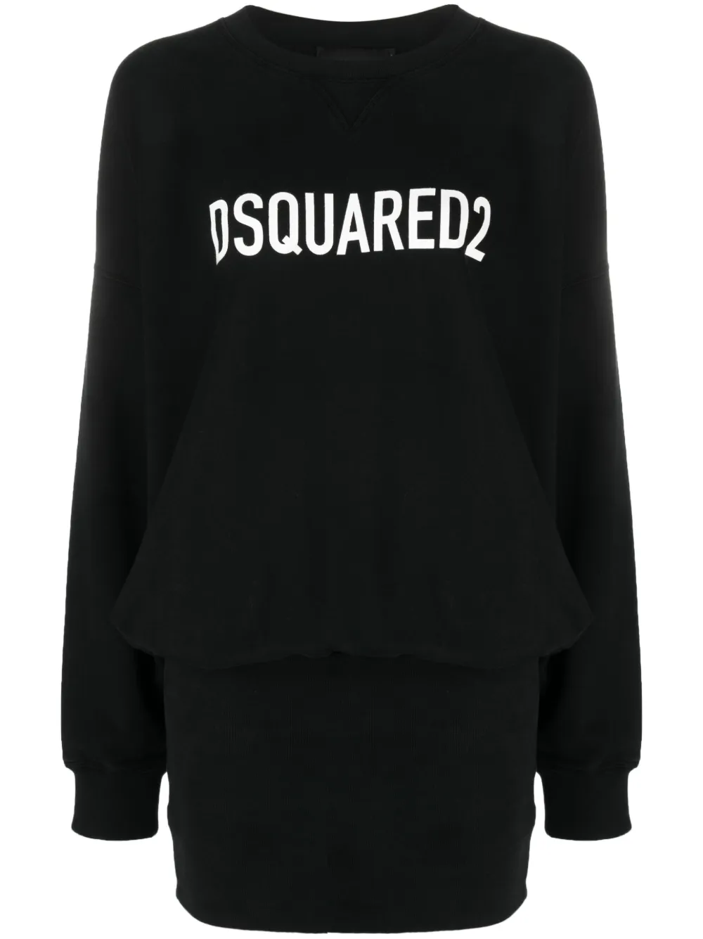 Dsquared2 Sweater met logoprint Zwart