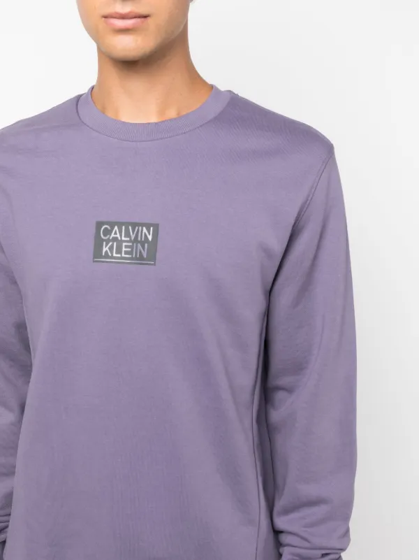 calvin klein purple sweater