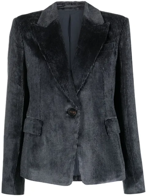 Brunello Cucinelli blazer de pana con botones