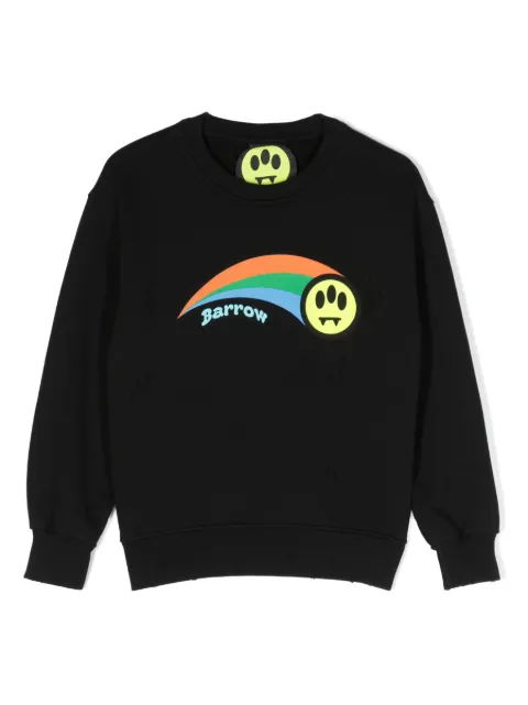 Barrow kids logo-print cotton sweatshirt 