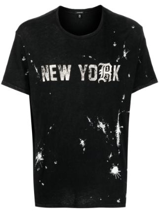 R13 Paint Splatter T shirt Farfetch