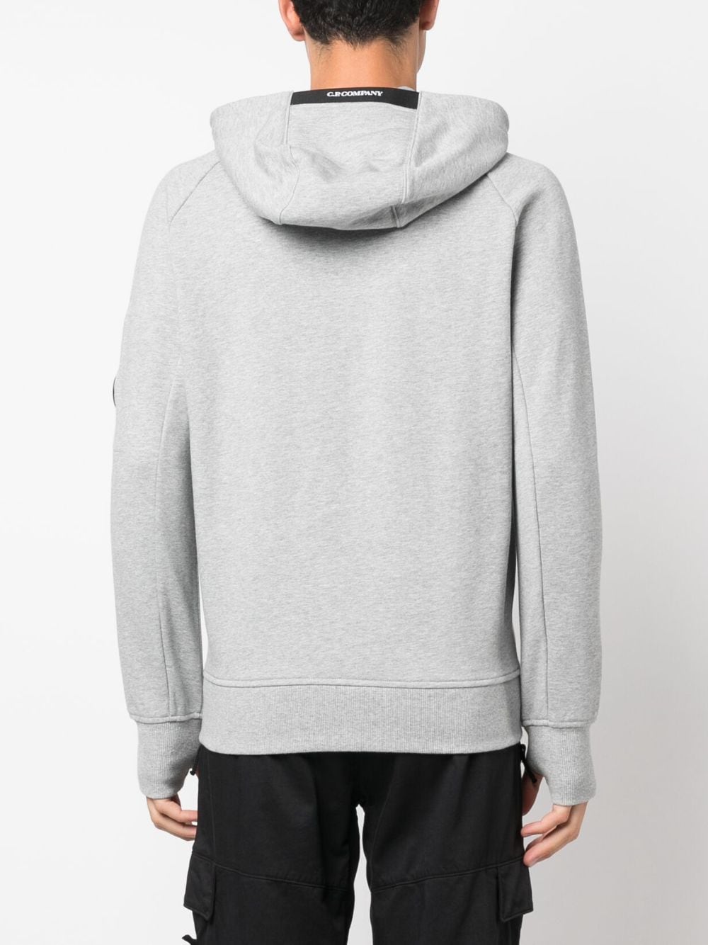 C.P. Company Hoodie met rits Grijs