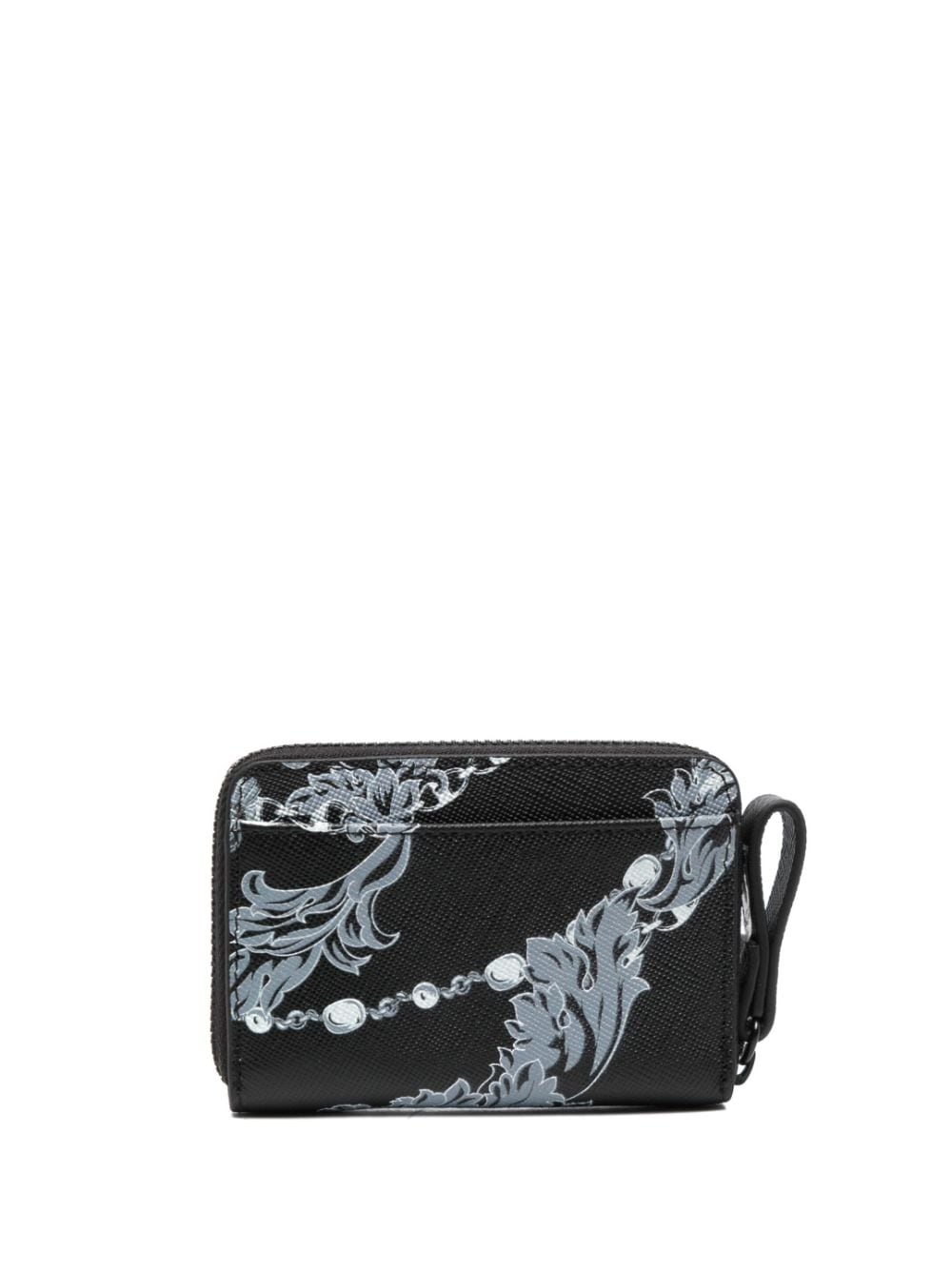 Versace Jeans Couture Portemonnee met logoprint Zwart