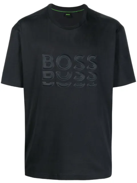 BOSS Camiseta com logo gravado