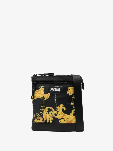 Versace Jeans Couture baroque-pattern print messenger bag