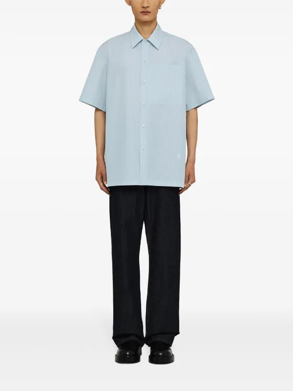 Jil Sander Friday ストライプ シャツ | ブルー | FARFETCH JP