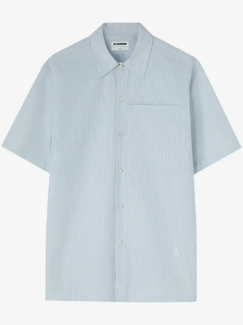 Jil Sander Friday striped cotton shirt