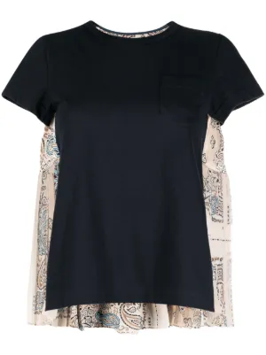 sacai サカイ Tシャツ カットソー プリーツ レース