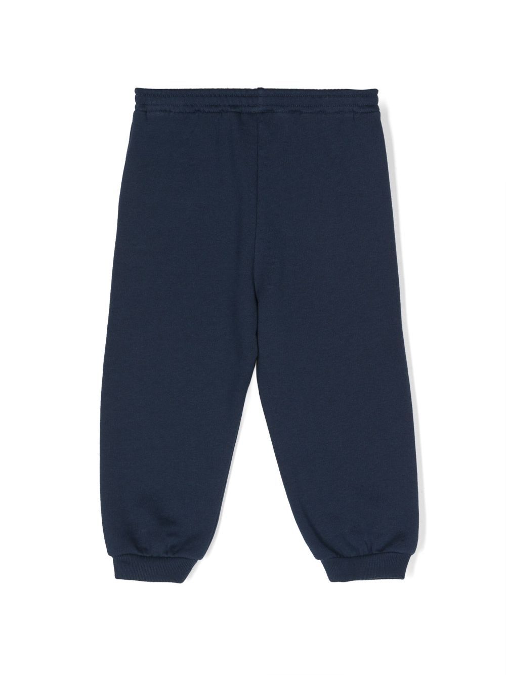 Gucci Kids logo-patch cotton track pants - Blue