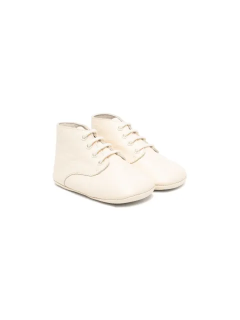 Gucci Kids Interlocking G leather pre-walkers