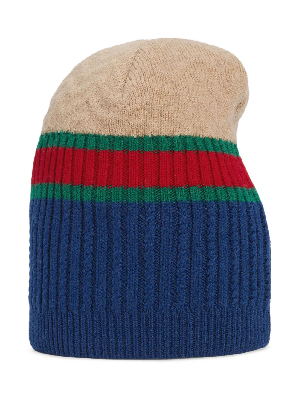Gucci Kids Gebreide muts - Blauw