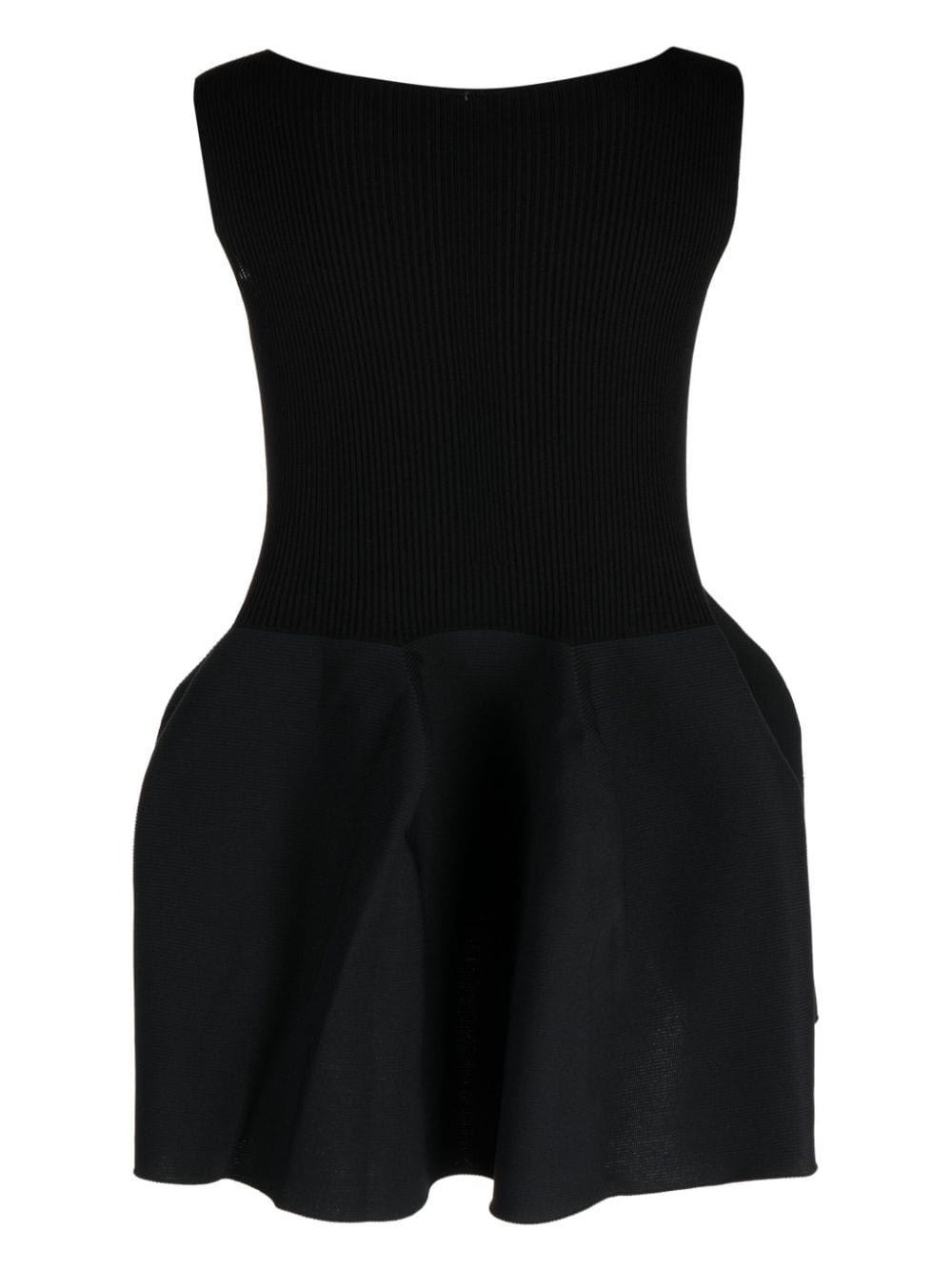 CFCL Top met peplum taille - Zwart