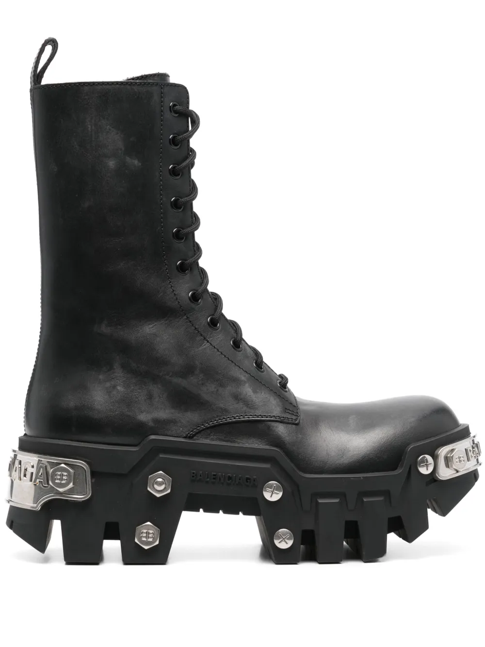 Balenciaga Bulldozer Boots | Black | FARFETCH