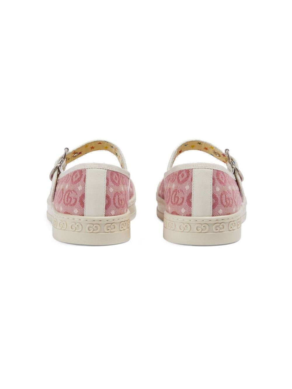 Shop Gucci Double G Round-toe Ballerinas In Pink