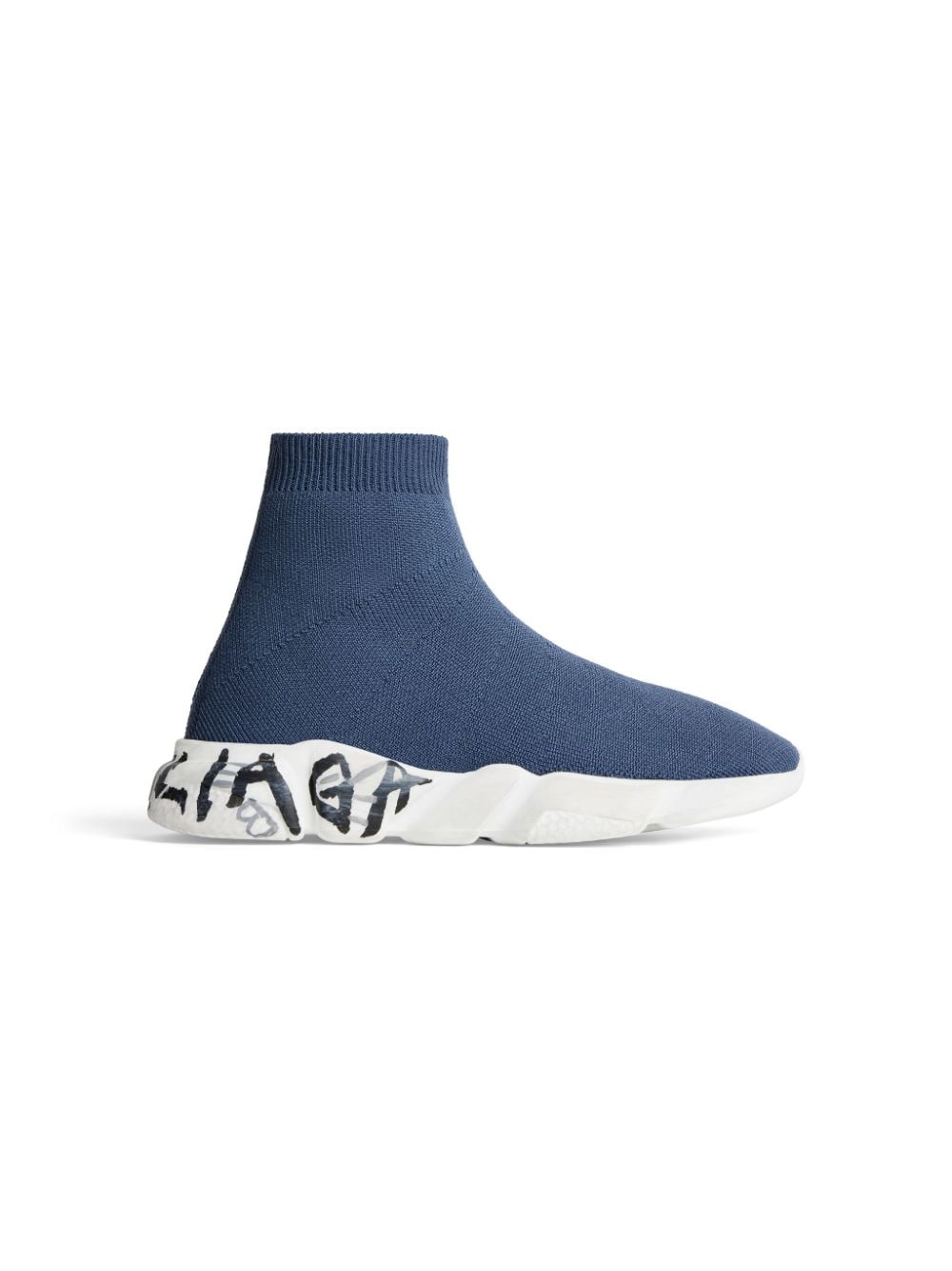 Shop Balenciaga Speed 2.0 High-top Sneakers In Blue