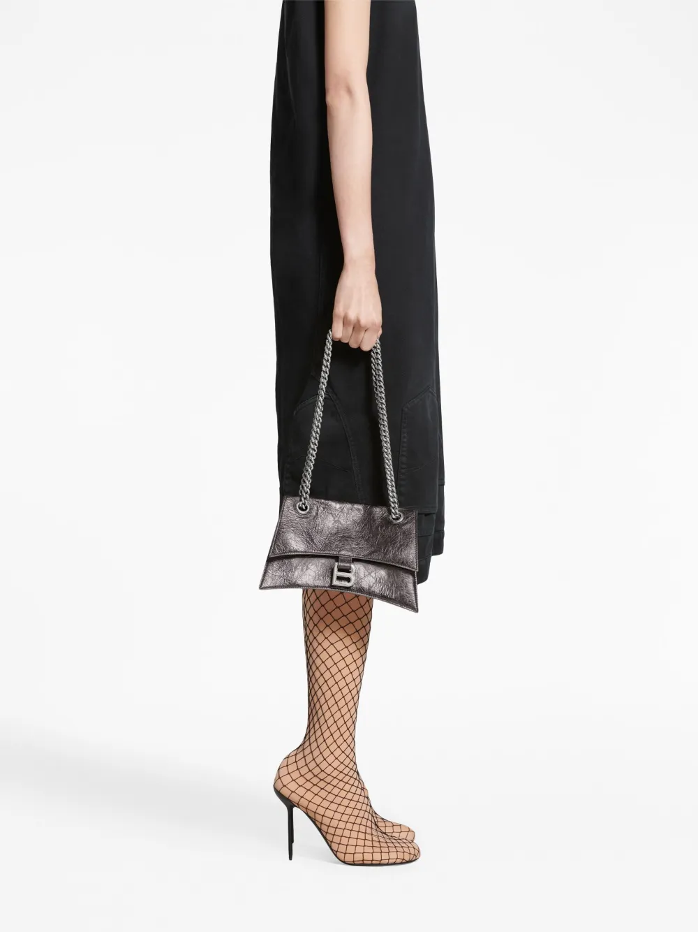 Balenciaga Crush kleine schoudertas Grijs