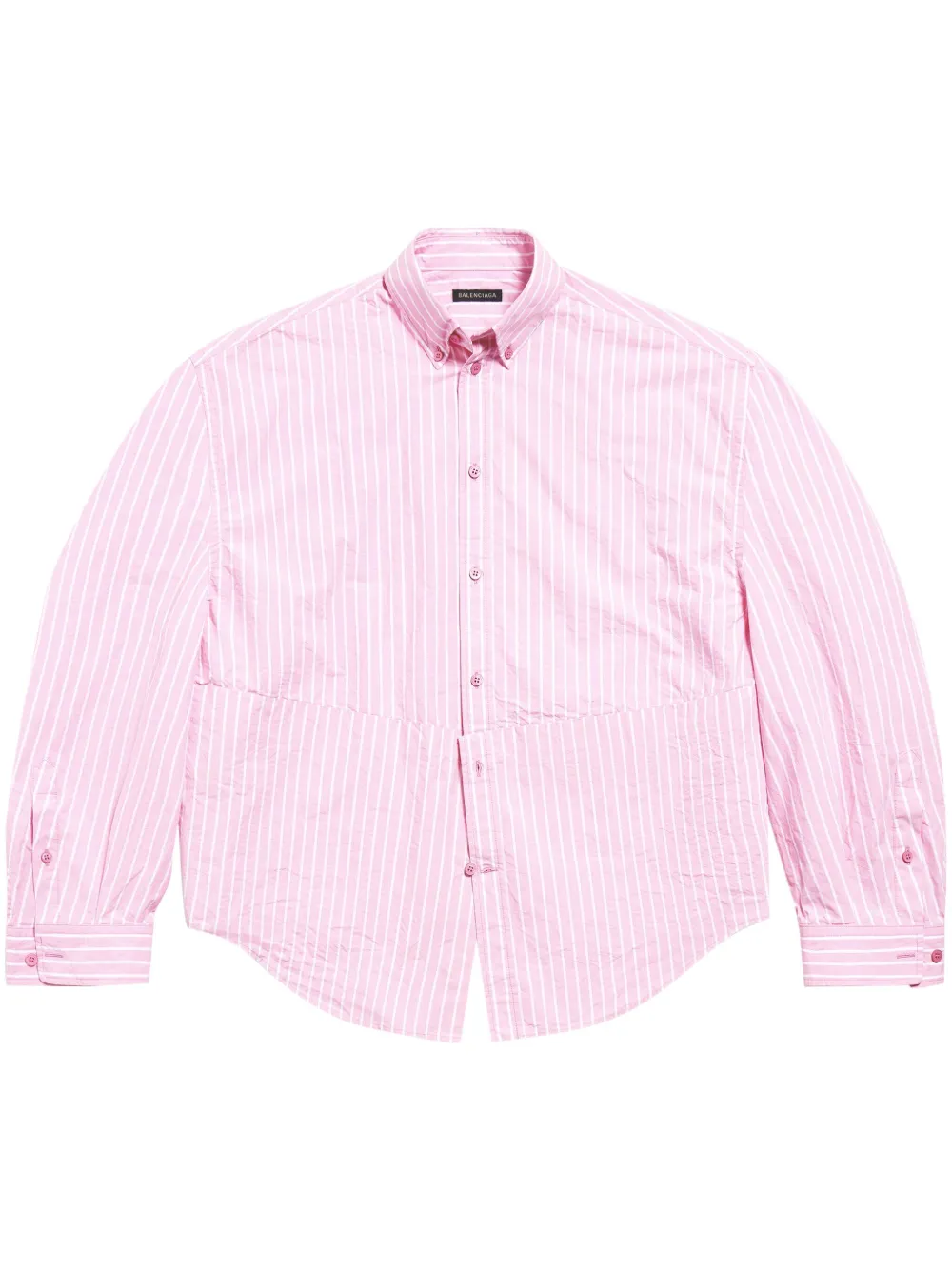 Balenciaga Gestreept overhemd Roze