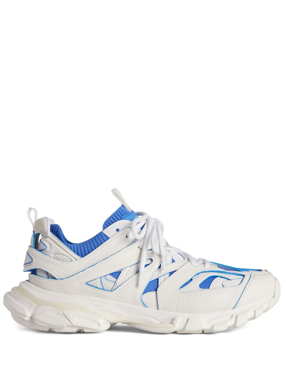 Balenciaga Track Panelled Sneakers In White