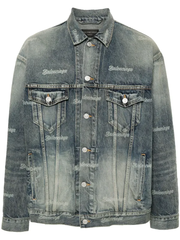 Jeans jacket balenciaga hotsell