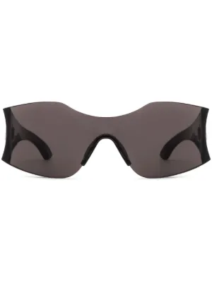Balenciaga Eyewear Ski Cat oversized-frame Sunglasses | Black