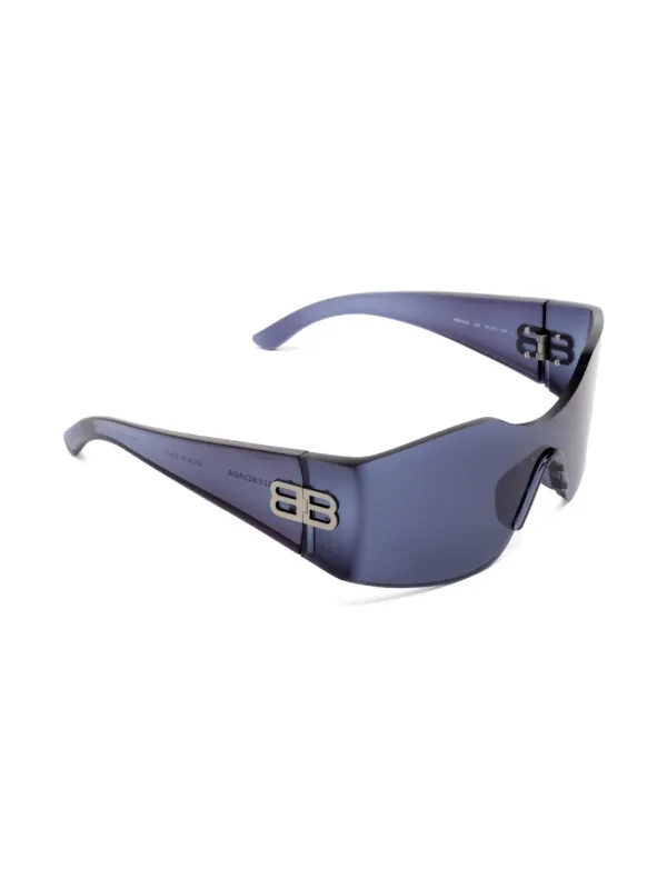 セール 国内 マスク アワーグラス Eyewear Balenciaga サングラス ブルー | 小物