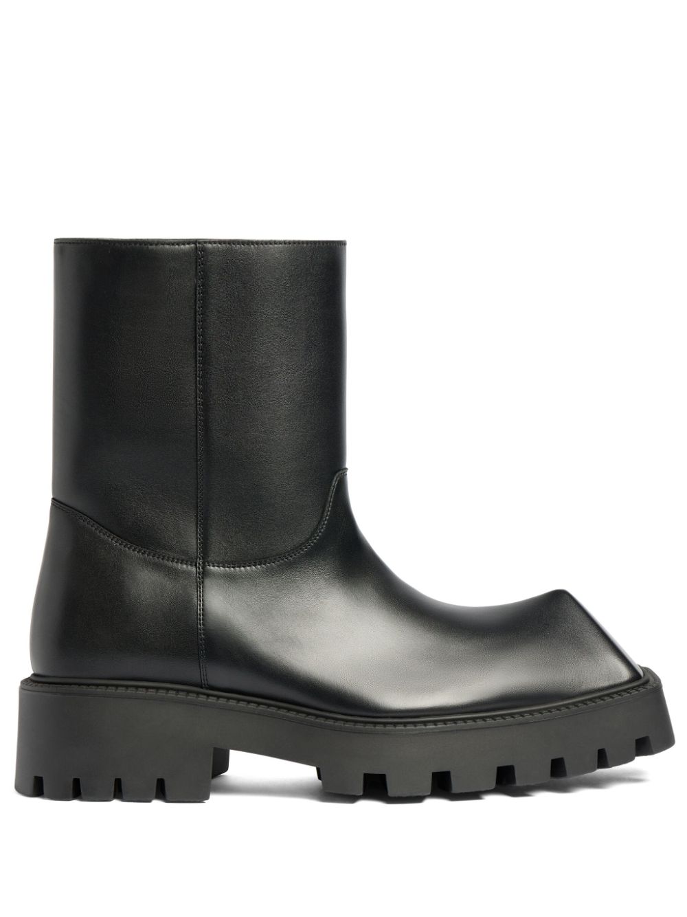 Balenciaga Rhino 20mm Leather Ankle Boots - Farfetch