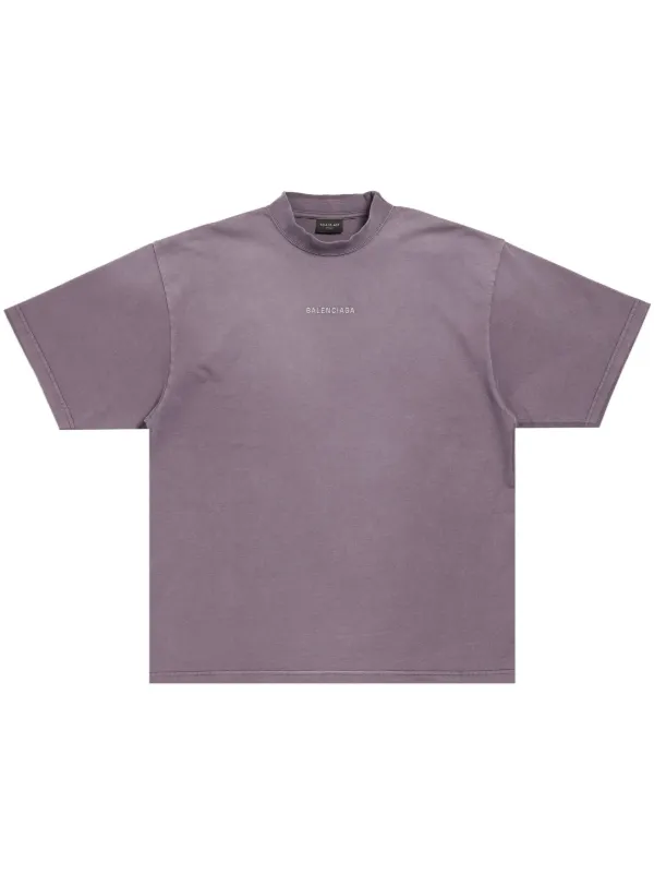 Balenciaga logo-print Cotton T-shirt - Farfetch