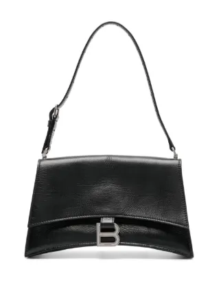 Balenciaga Small Crush Sling Shoulder Bag | Black | FARFETCH