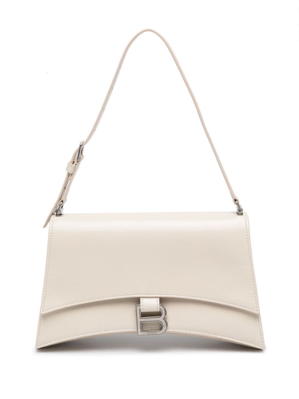 Balenciaga Crush leren schoudertas Beige