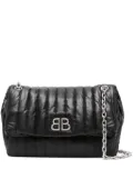 Balenciaga medium Monaco chain-strap quilted shoulder bag - Black