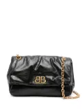 Balenciaga small Monaco chain-strap shoulder bag - Black