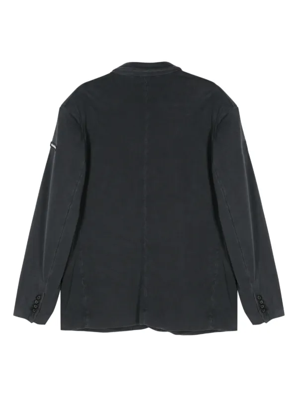 Balenciaga logo-patch Blazer | Black | FARFETCH