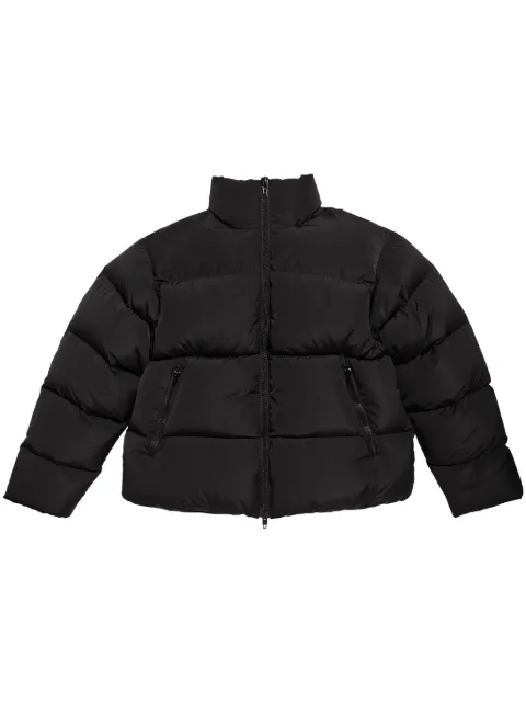 Balenciaga logo-print puffer jacket