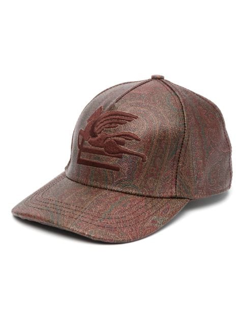 ETRO casquette Pegaso à imprimé cachemire