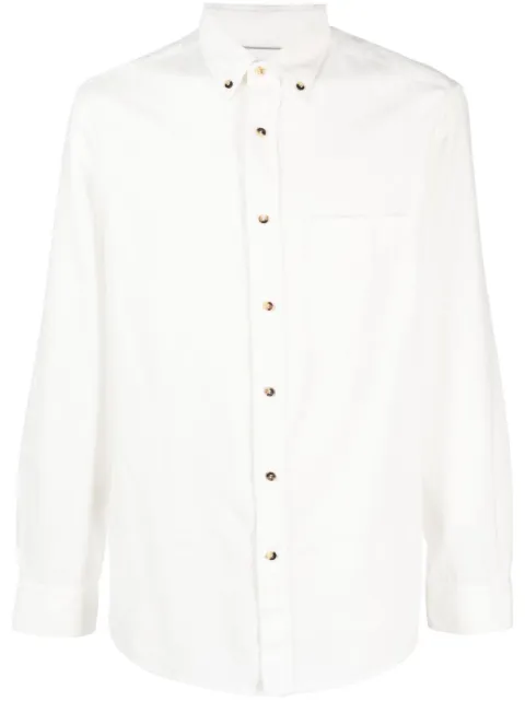 Brunello Cucinelli 灯芯绒排扣衬衫