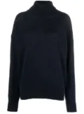 Alysi two-tone roll-neck jumper - Blue