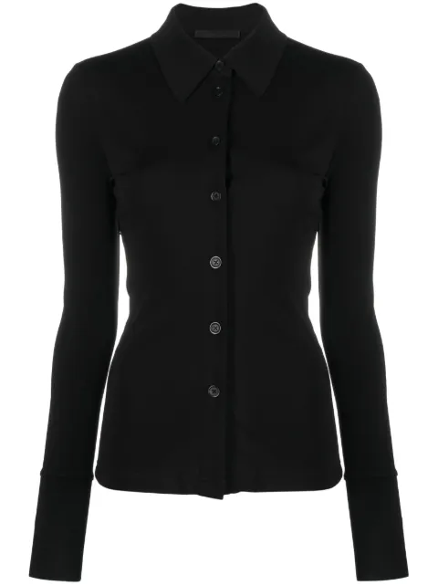 Helmut Lang pointed-flat collar shirt 