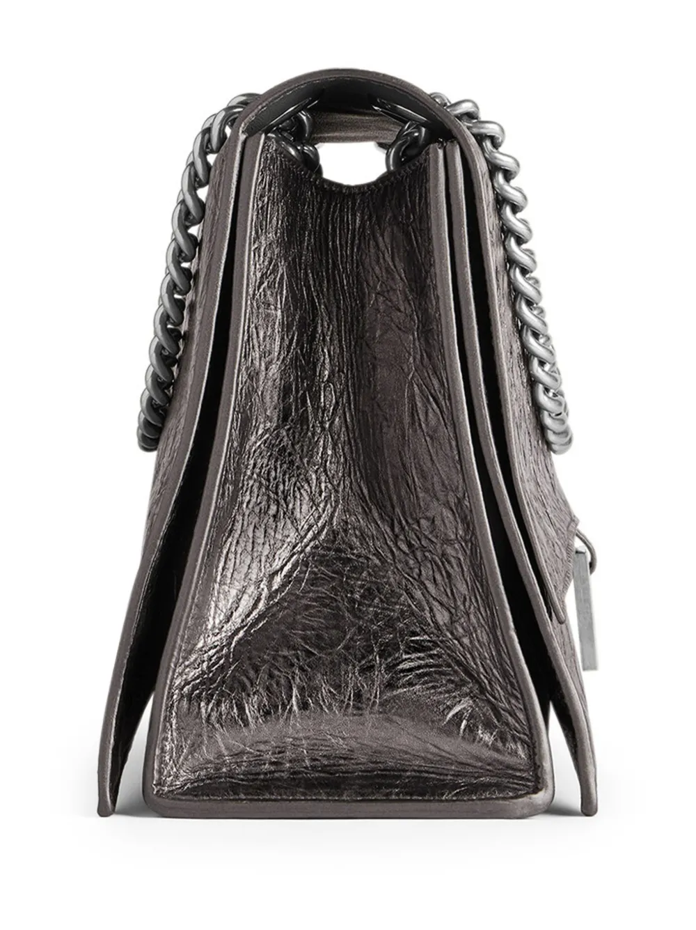 Women's Crush Large Chain Bag in Black