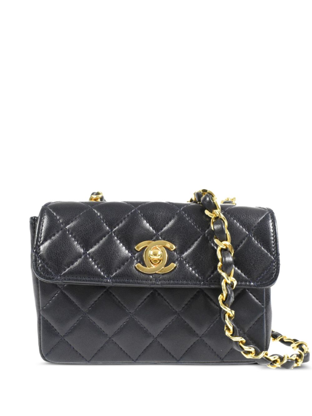 Cheap HOT SALE CHANEL 1990 mini CC diamond-quilted shoulder bag Women