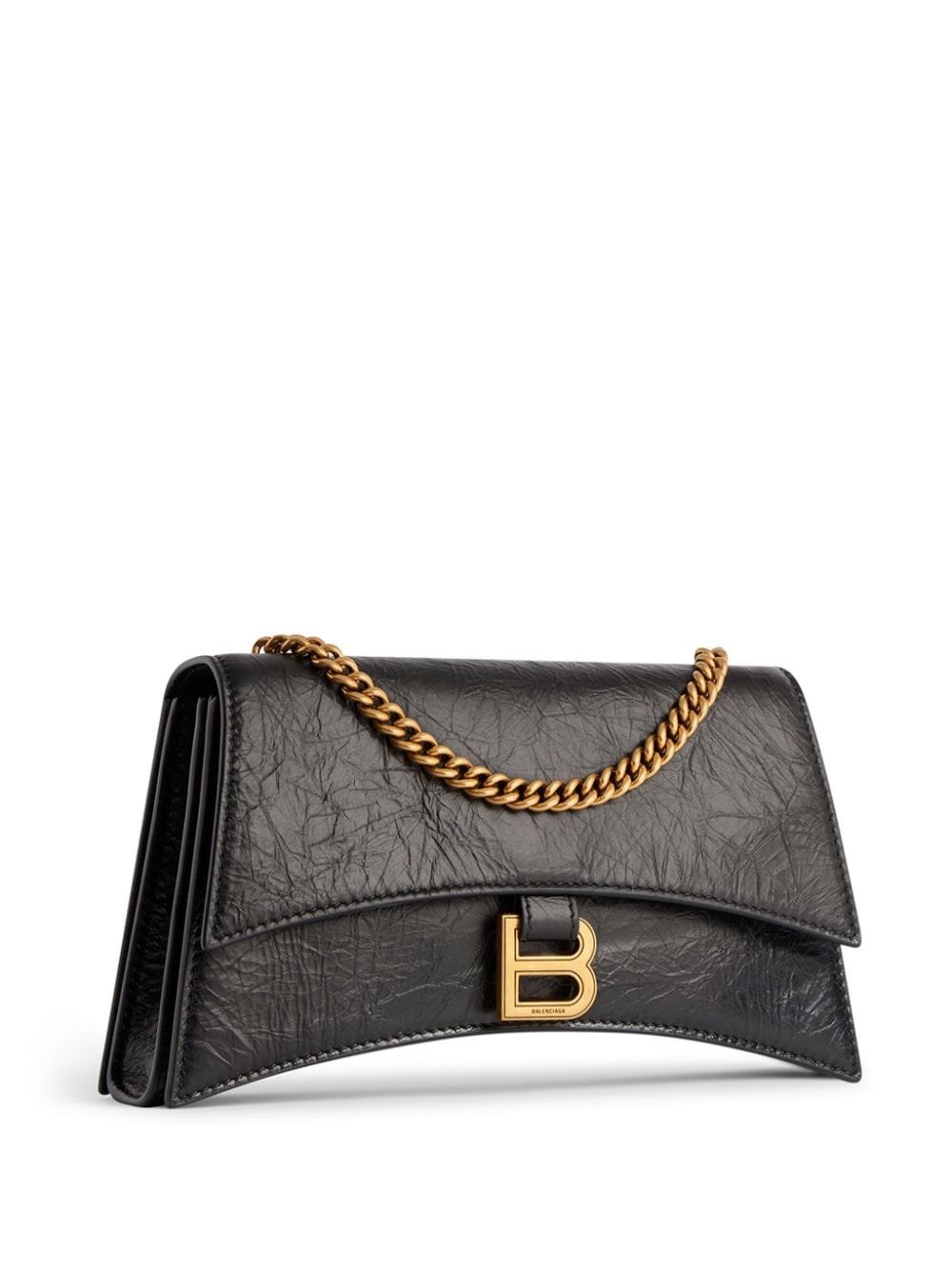 Balenciaga Crush XS schoudertas met kettingband Zwart