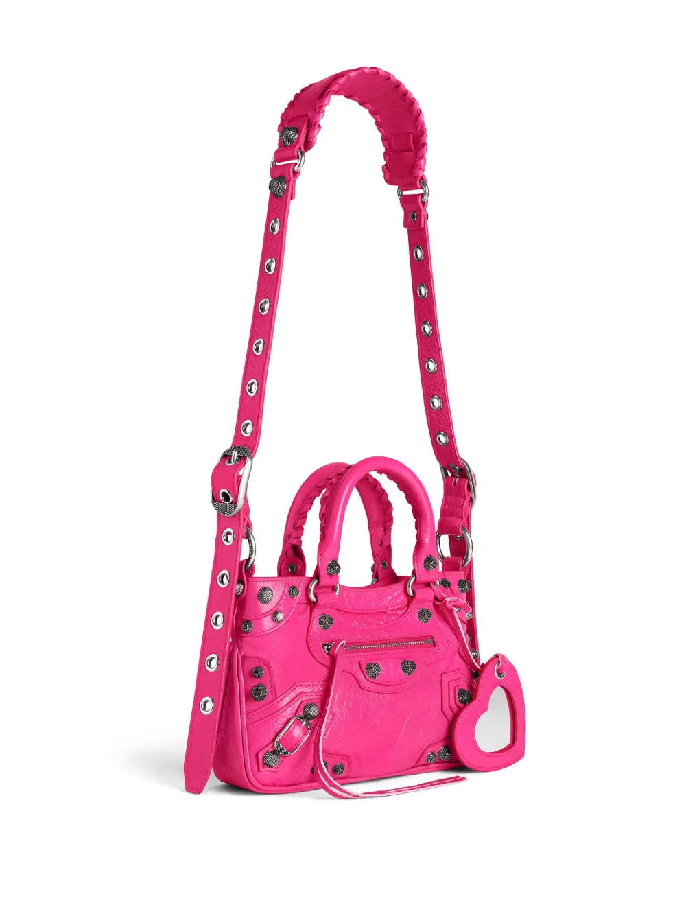 Shop Balenciaga Small Neo Cagole Tote Bag In Pink