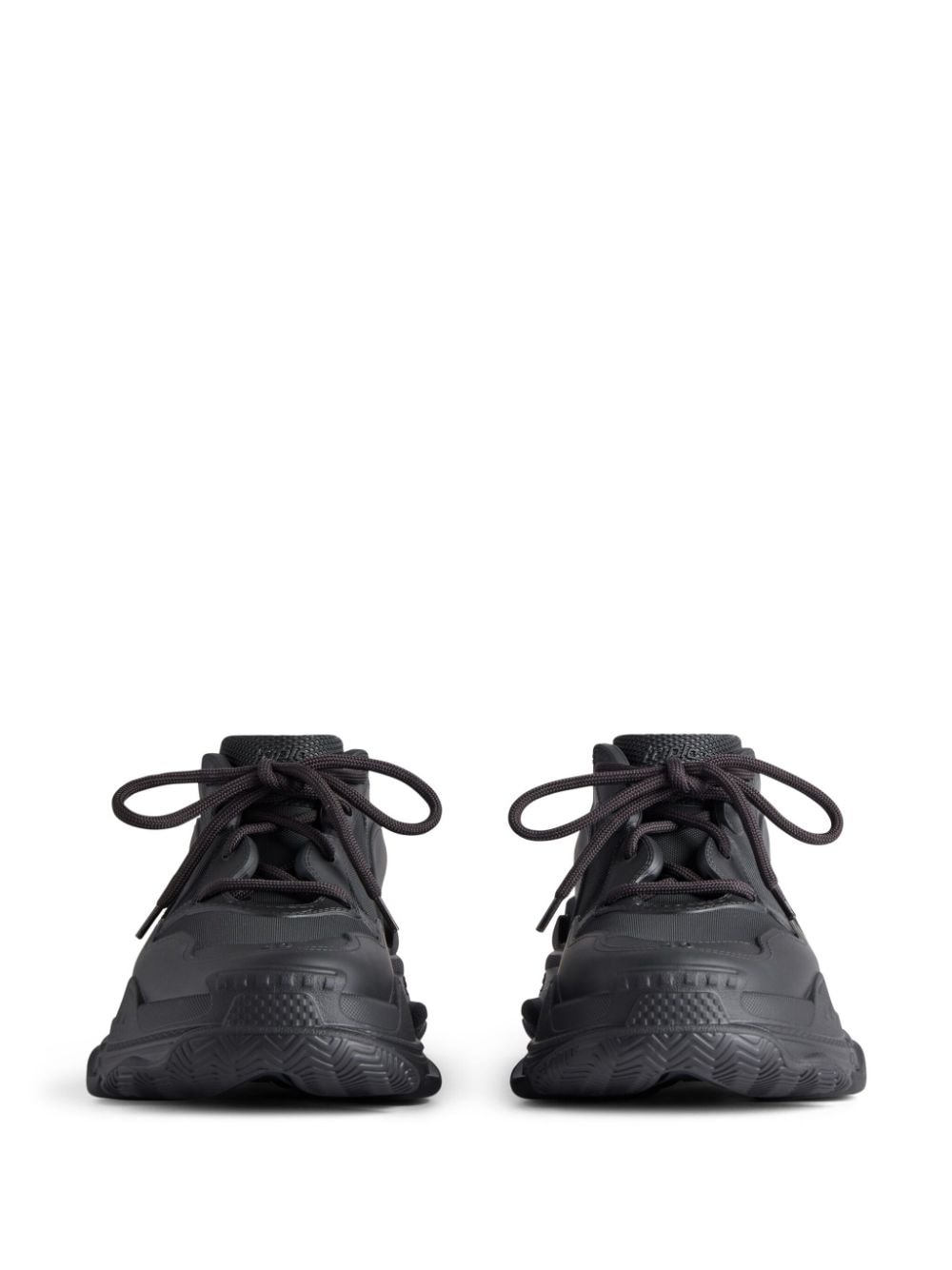 Shop Balenciaga Triple S Mold Sneakers In Black