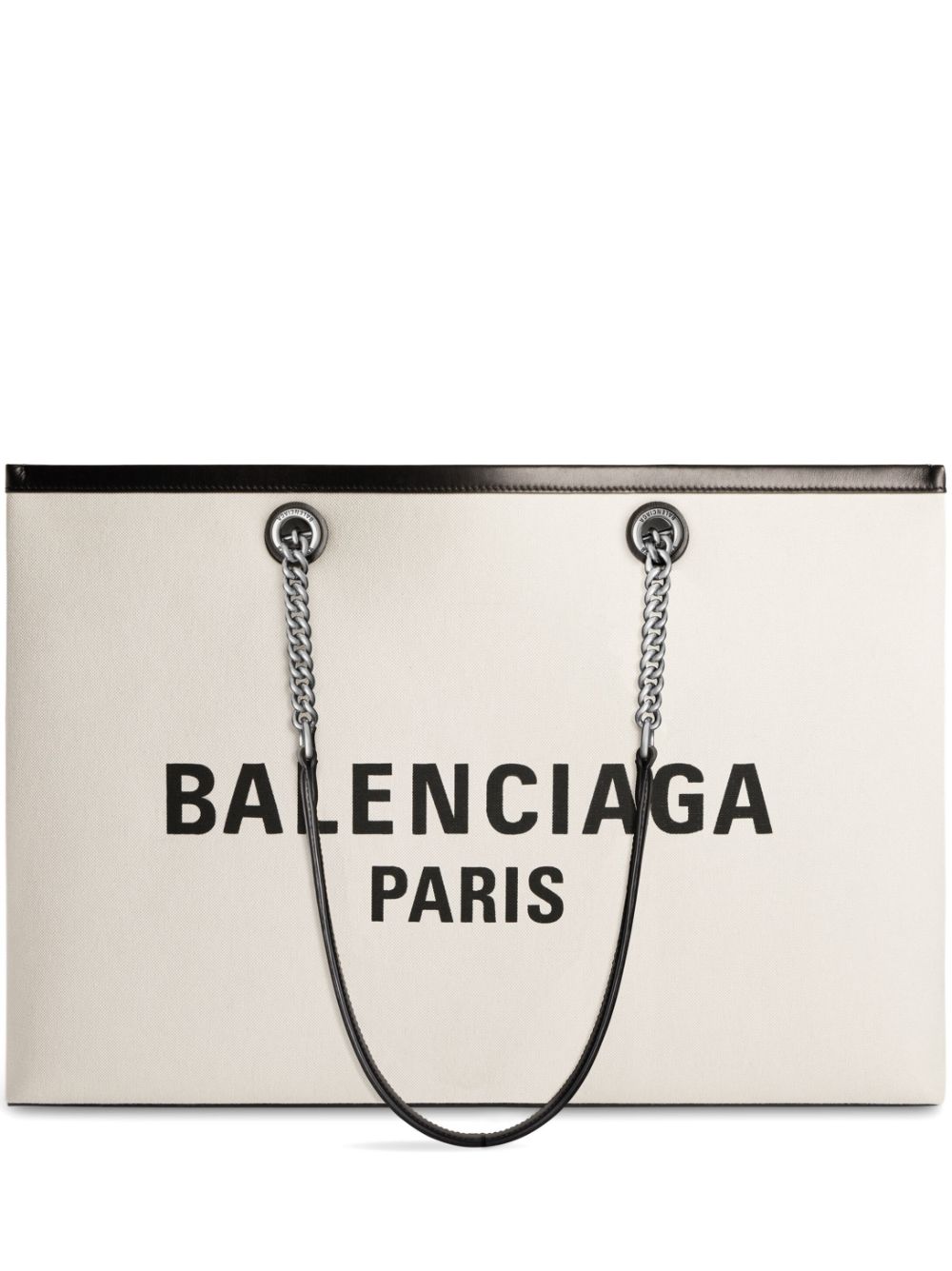 Shop Balenciaga Large Duty Free Tote Bag In Nude