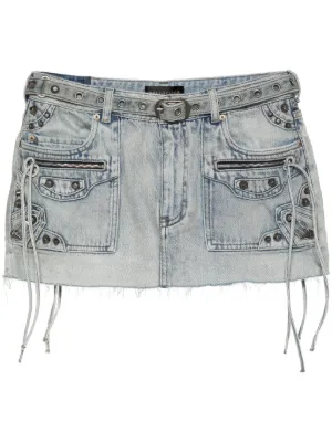 Balenciaga Denim Skirts | Denim Mini Skirts | FARFETCH