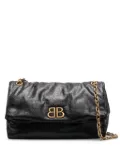 Balenciaga medium Monaco chain-strap shoulder bag - Black