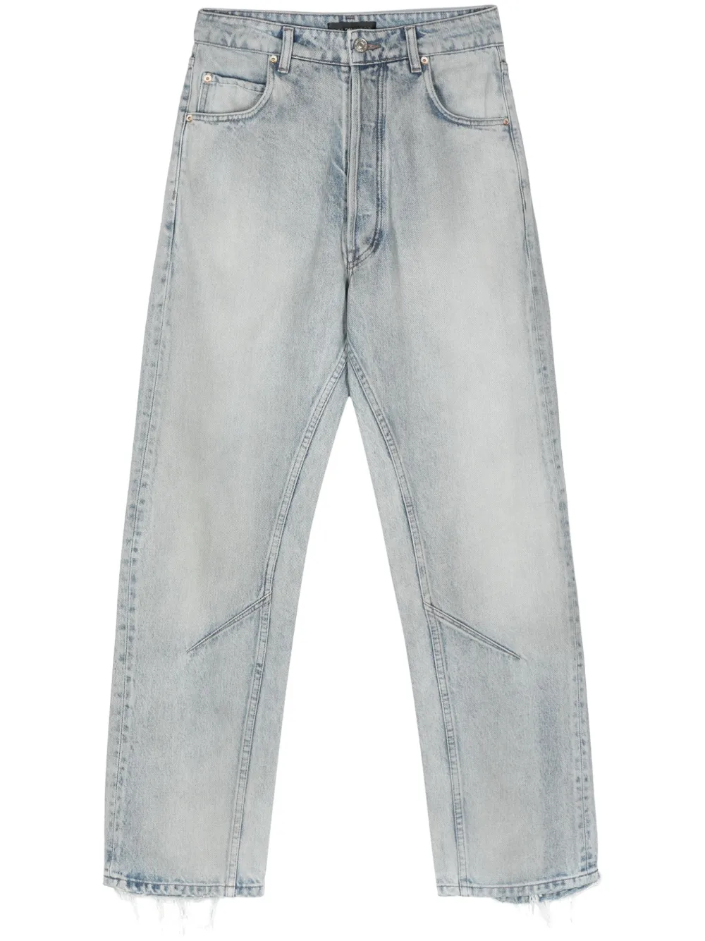 Balenciaga Gerafelde jeans Blauw
