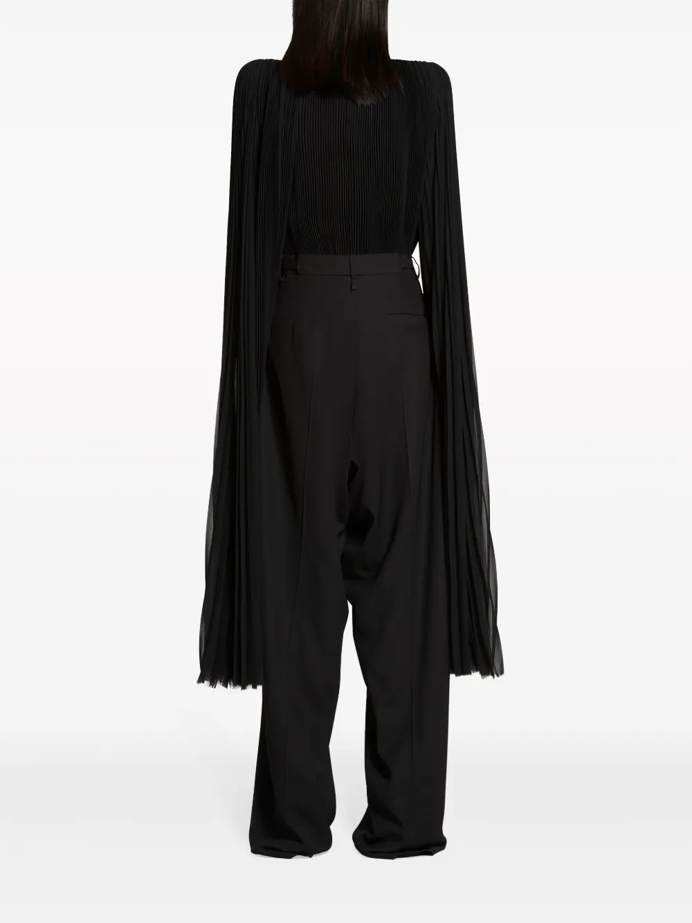 Shop Balenciaga Skater Trousers In Black