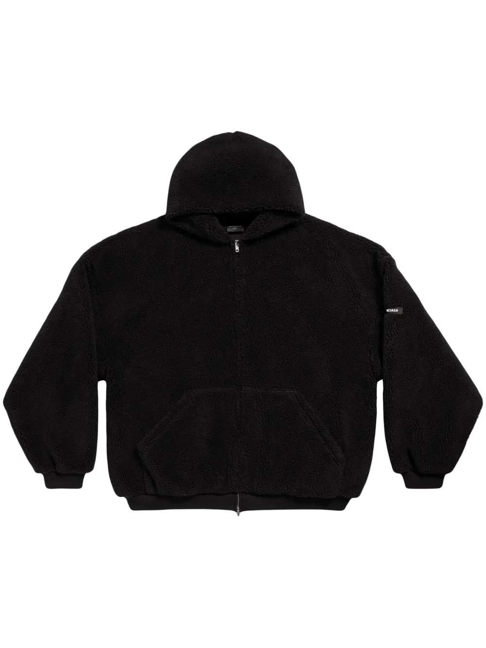 Balenciaga crystal-embebellished Logo Zipped Hoodie - Farfetch