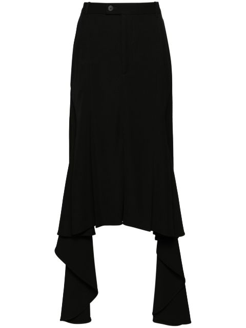 Balenciaga Deconstructed Godet maxi skirt