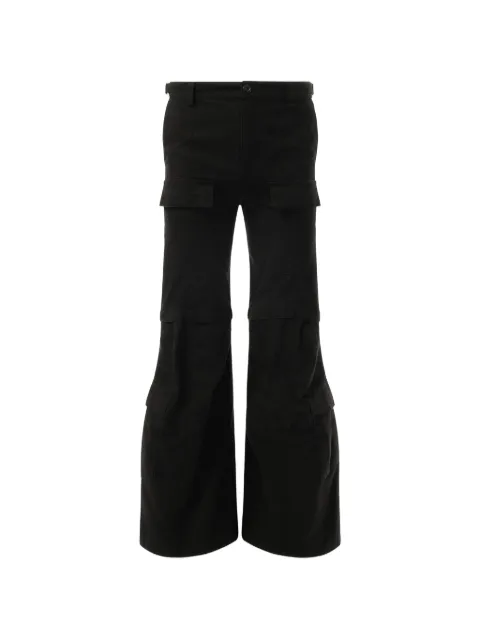 Balenciaga flared cargo trousers